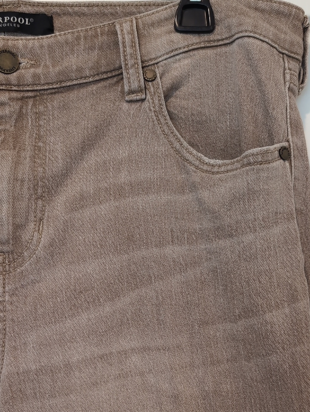 Liverpool Los Angeles LIV Non-Skinny Skinny Jean 12/31 Sand - Picture 4 of 11